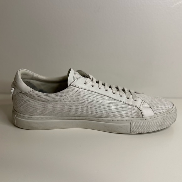 Givenchy Men’s Urban Street Low Embroidered Logo Sneakers White 45 EU 11.5 US - Picture 6 of 15